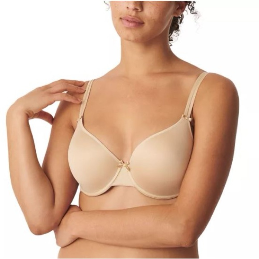 NWT CHANTELLE Women's Basic Invisible Smooth Custom-Fit Bra 1241 34DDDD